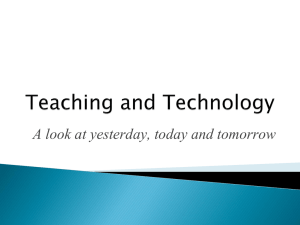 Teaching and Technology - Chandler Unified School District