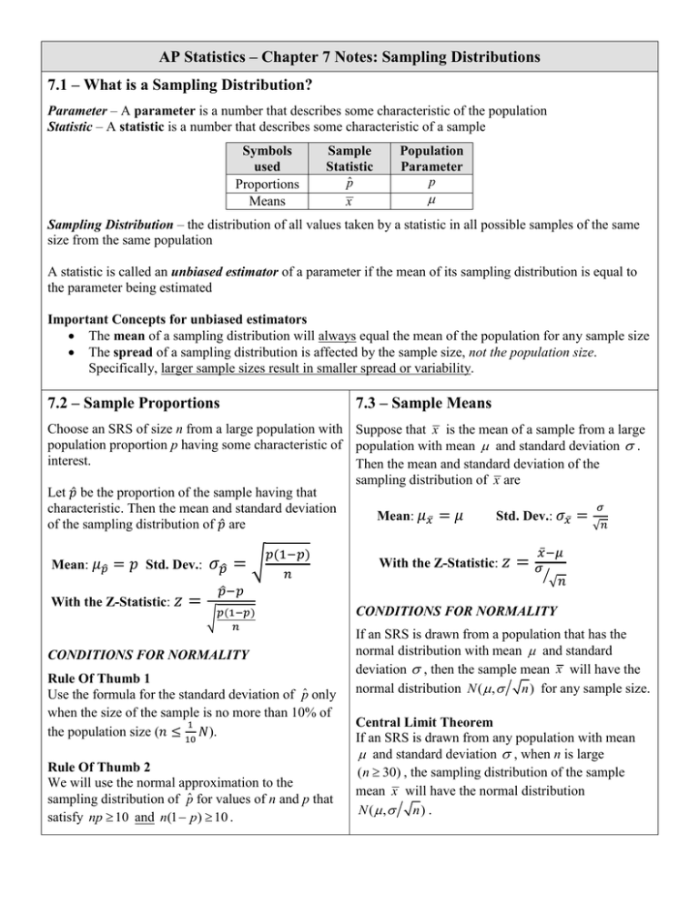ap statistics 9.1 homework answers