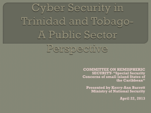 Cyber Security in Trinidad and Tobago