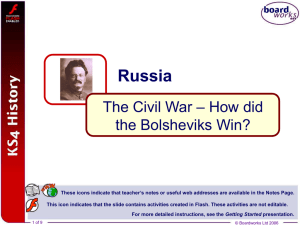 5. The Civil War - How did the Bolsheviks Win? - kings