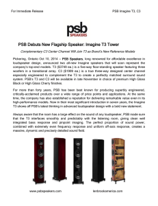 PSB Announces New Flagship Models: Imagine