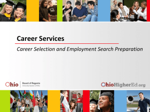Career Selection and Employment Search Preparation, Rebecca