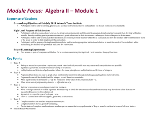 Facilitator Guide: A Close Look at Grade 11 Module 1