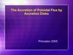 The Accretion of Poloidal Flux by Accretion Disks