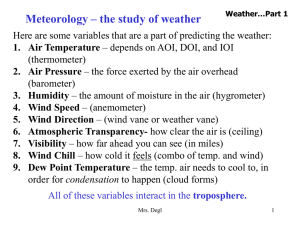 Intro to Weather