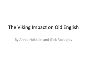 History of the Viking Settlement in England