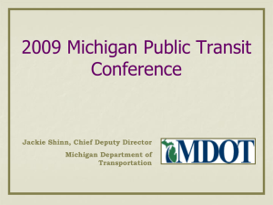Highway Program - Michigan Public Transit Association