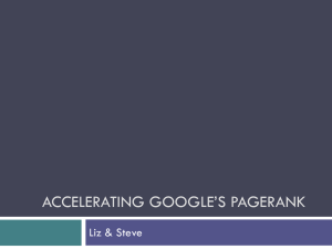 Google's PageRank - Missouri State University