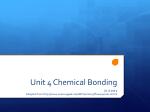 Unit 4 Chemical Bonding - Waukee Community School District Blogs