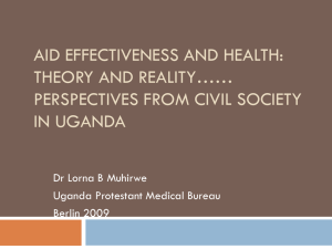 Perspectives from Civil society in Uganda