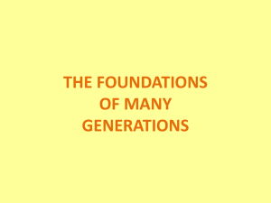 279 & 280 - The foundations of many generations