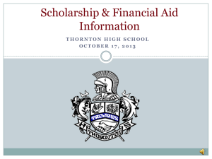 Scholarship / Financial Aid
