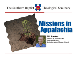 Missions In Appalachia