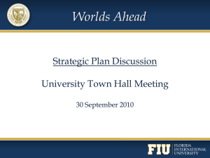 Worlds Ahead - Strategic Planning - Florida International University
