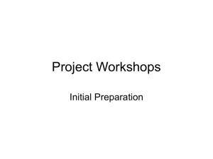 Project Workshops