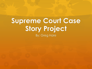 Supreme Court Case Story Project