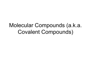 Covalent Compounds