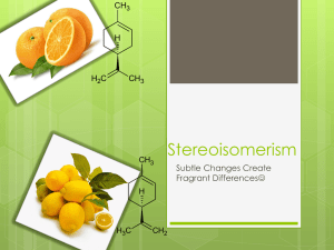 Stereoisomerism