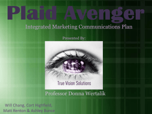 Full Intregrated Marketing Communication Plan