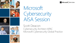 Cybersecurity - Microsoft Cyber Capabilities