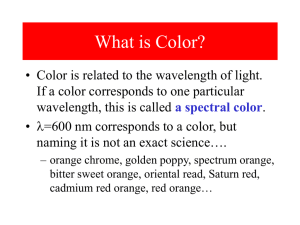 What is color?
