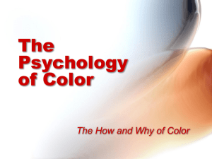 Psychology of Color Notes
