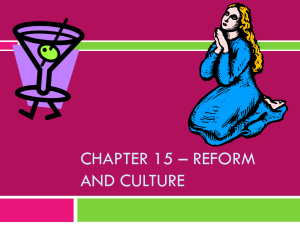 CH 15 Reform & Culture