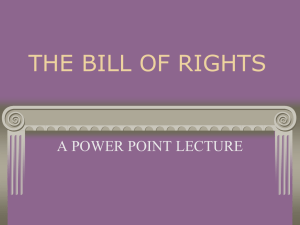 THE BILL OF RIGHTS