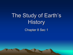 The Study of Earth s History Notes IP 9