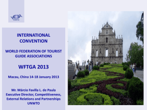 Presentación de PowerPoint - World Federation of Tourist Guide