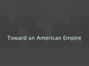 Toward an American Empire
