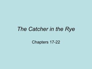 The Catcher in the Rye - Parma City School District