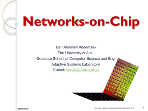 Introduction to Network-on-Chip (NOC)