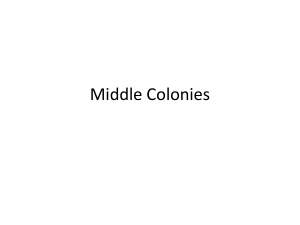 Middle Colonies - Cloudfront.net