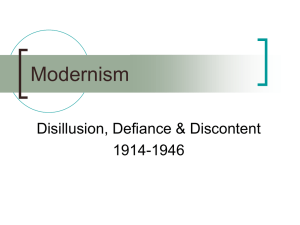 Modernism - Cobb Learning
