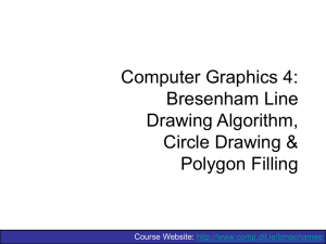 Computer Graphics 4: Circle Drawing, Polygon Fill & Anti