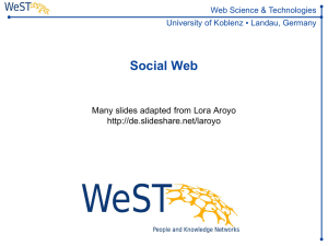 PPT - Institute for Web Science and Technologies