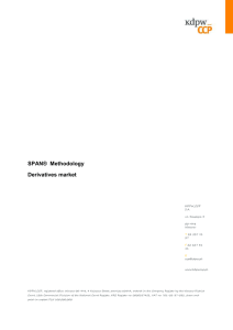 SPAN® Methodology - Derivatives market