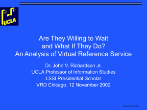 Are They Willing to Wait... - UCLA Department of Information Studies