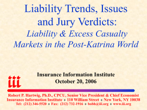 liabilitytrends - Insurance Information Institute