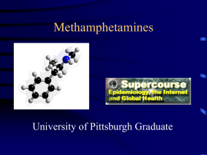 Methamphetamines - University of Pittsburgh