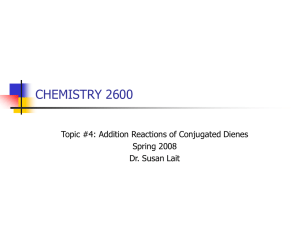Addition Reactions of Conjugated Alkenes