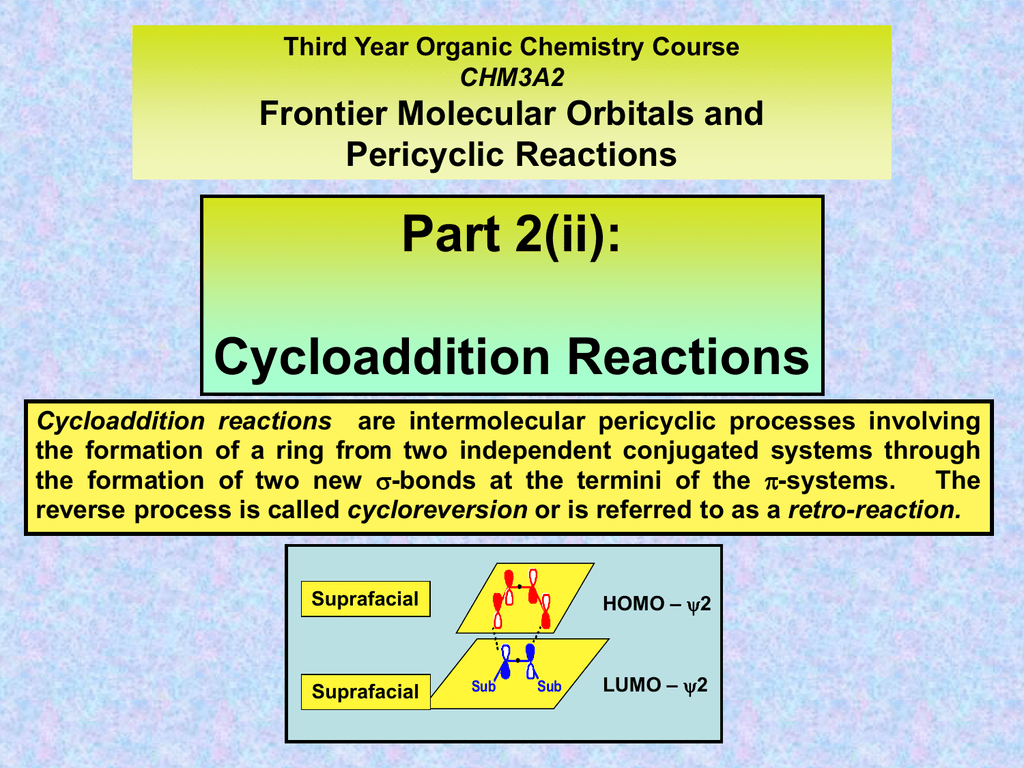 Cycloaddition Reactions