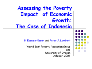 Assessing the Poverty Impact of Economic Growth