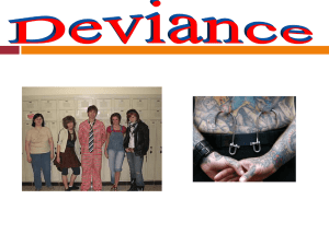 The Statistical Definition Deviance