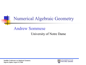 Polynomial Continuation & Kinematics