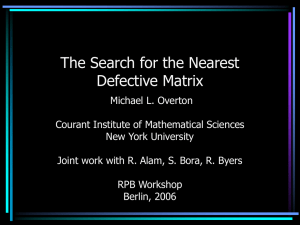 The search for the nearest defective matrix