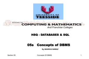 Concepts of Database Management Systems 1