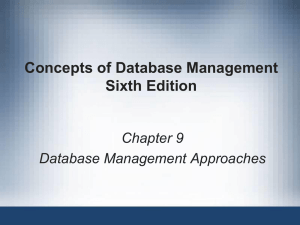 Distributed database management system