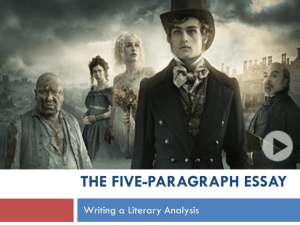 the five-paragraph essay